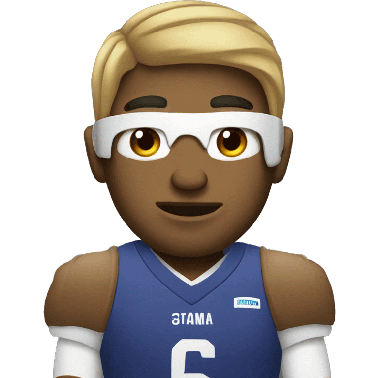 street fotball player emoji