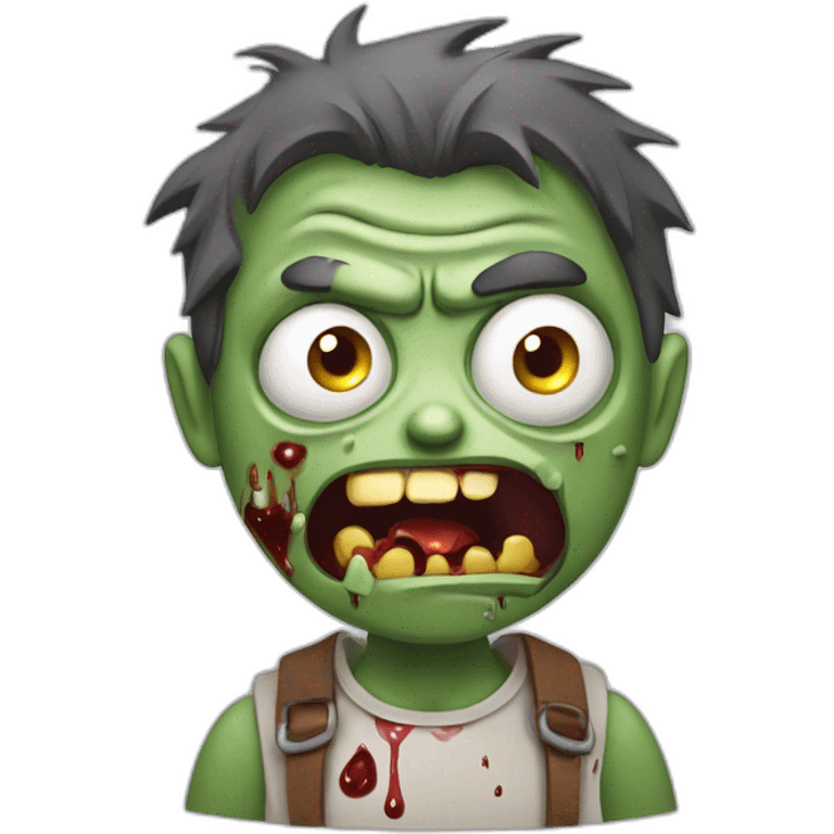 funny hangry zombie emoji