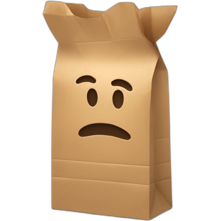 takeaway paper bag emoji