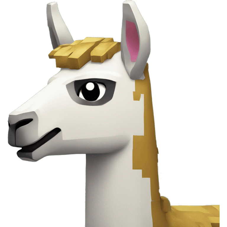 pixel art llama from fortnite emoji