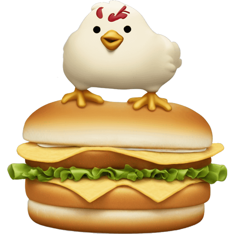 ￼￼ Chick-fil-A chicken sandwich ￼ emoji