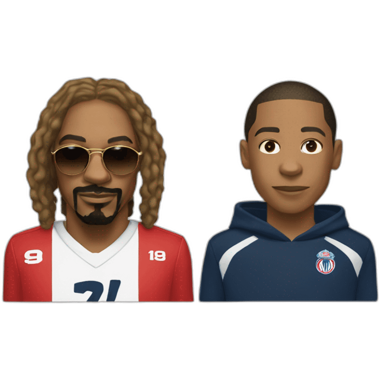 Snoop dog and mbappe emoji