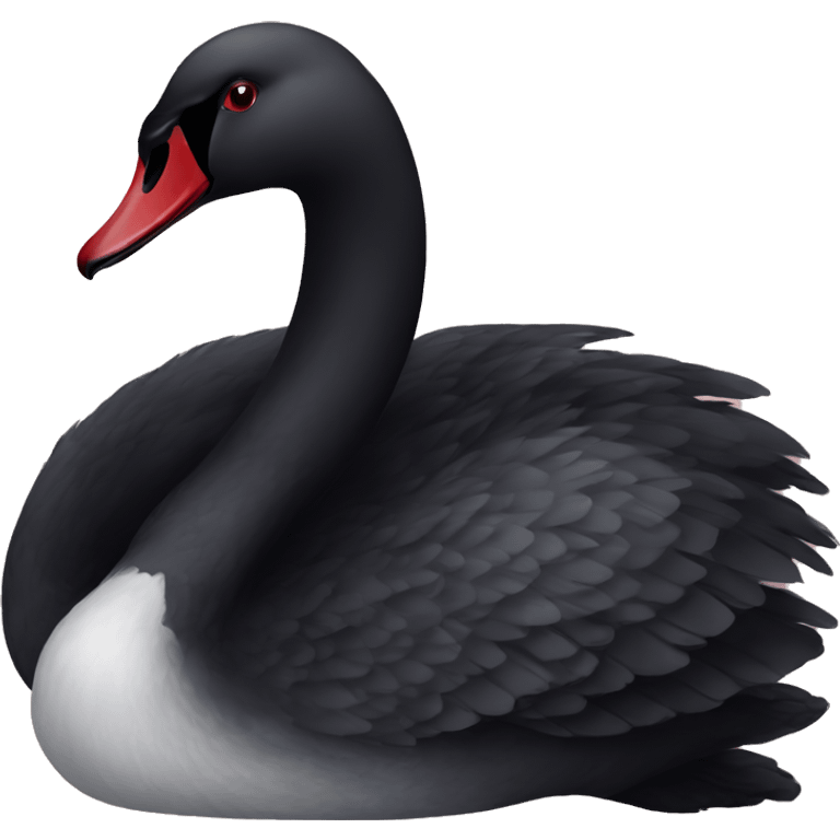 Black swan emoji