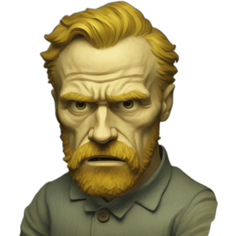 Van Gogh angry emoji