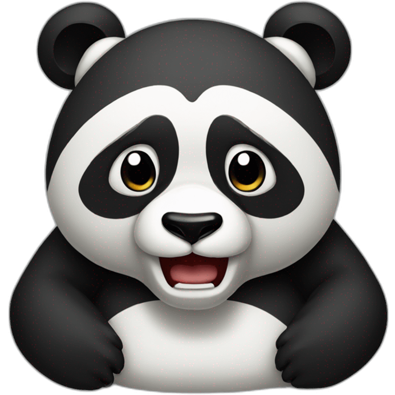 Angry panda  emoji