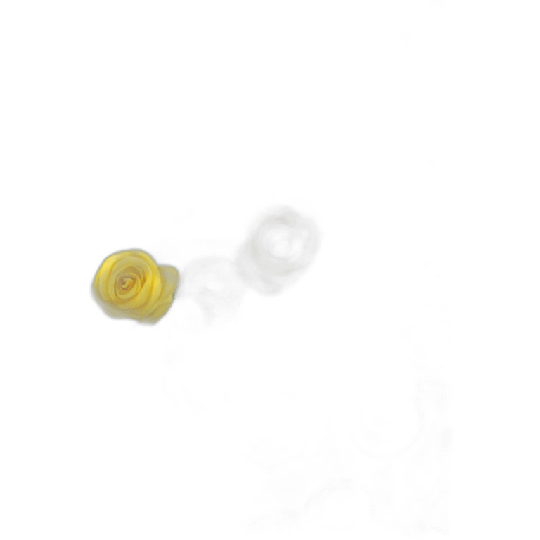 Yellow rose emoji