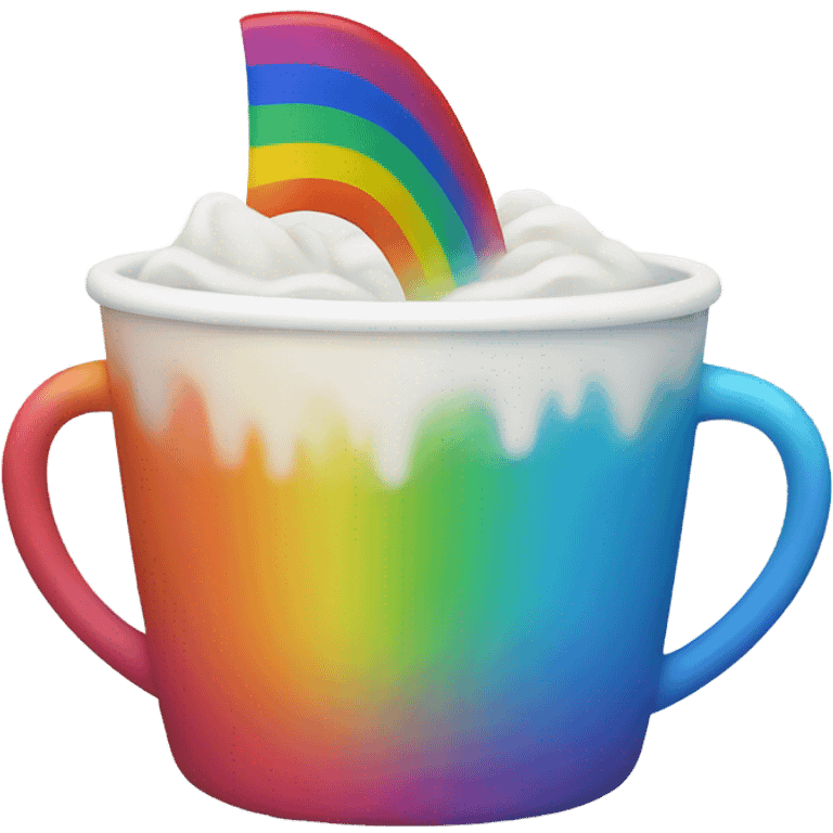 rainbow cup emoji