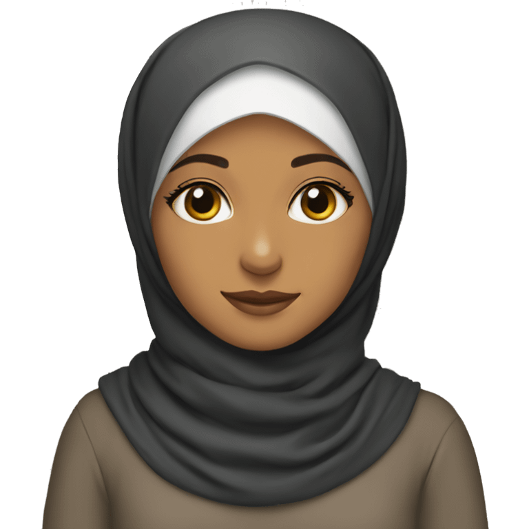 young hijabi girl emoji