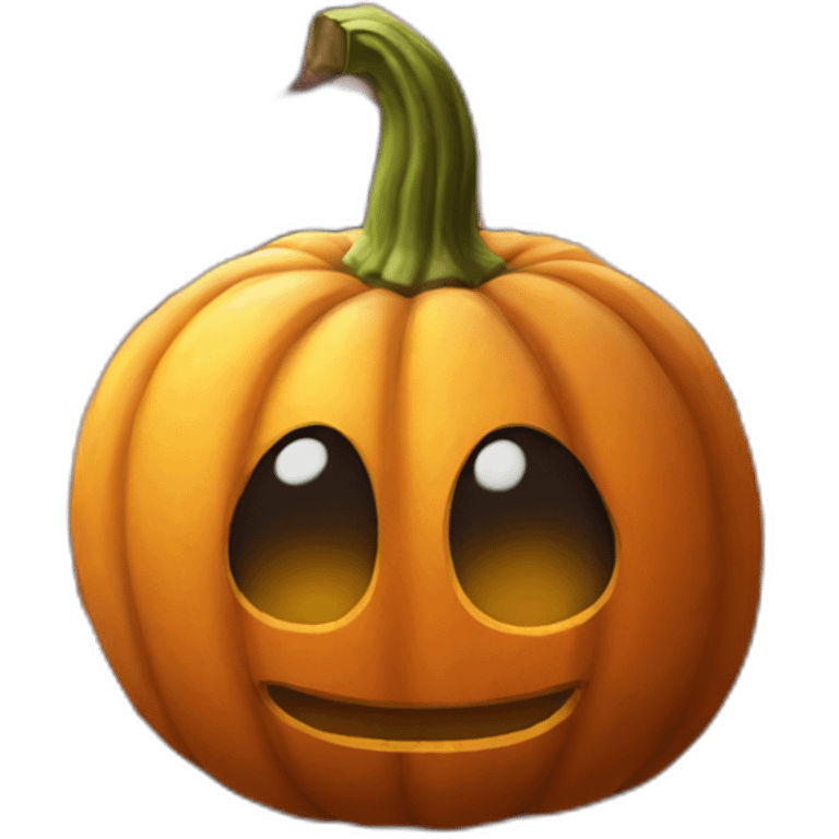 Pumpkin on the roof emoji