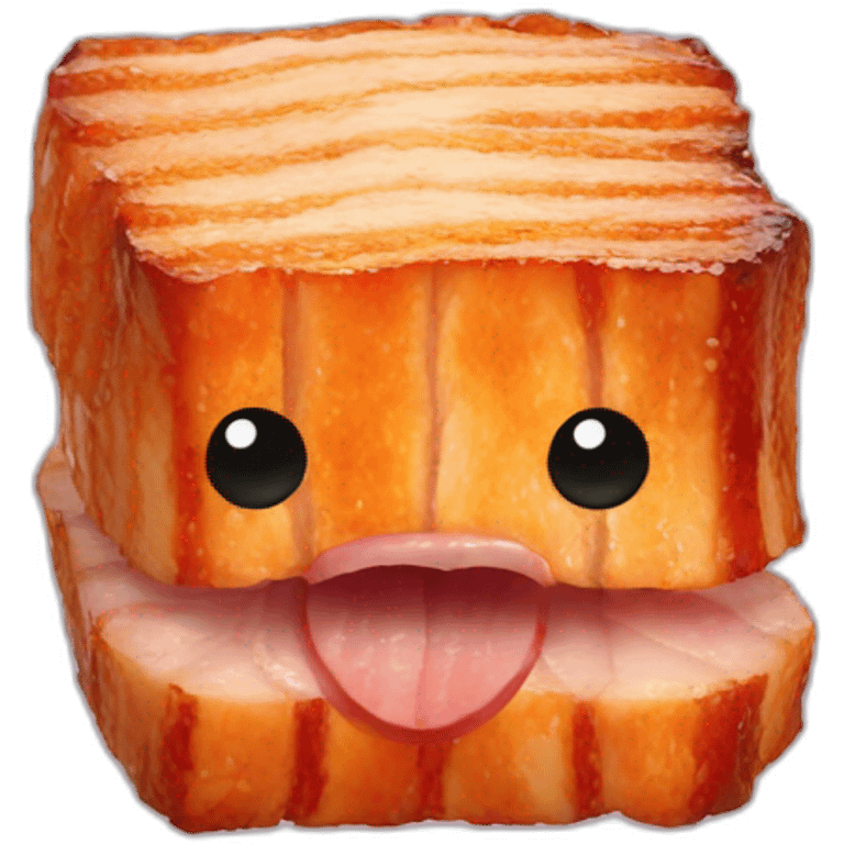 Crispy pork belly emoji