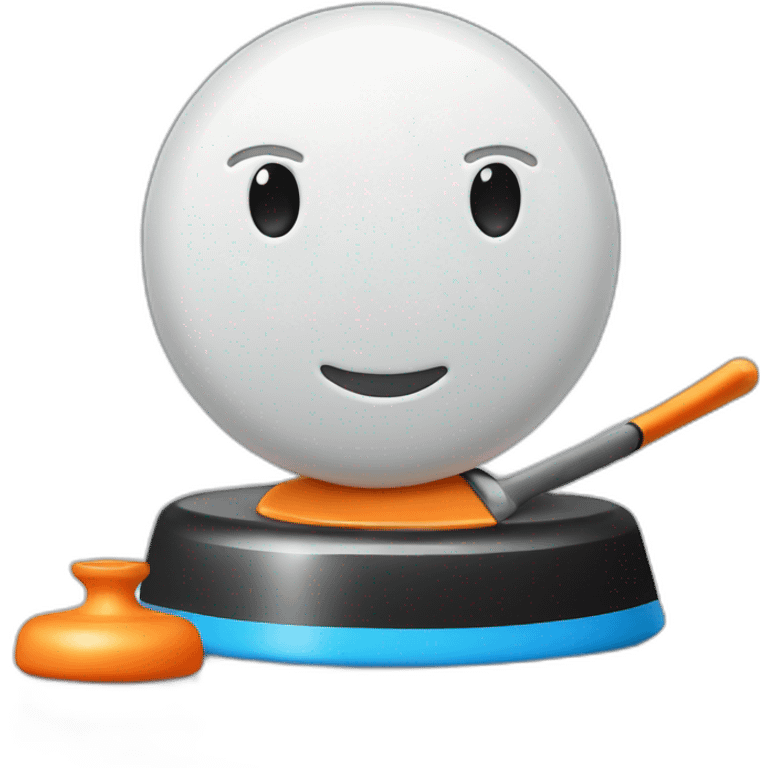 Curling Stone high emoji