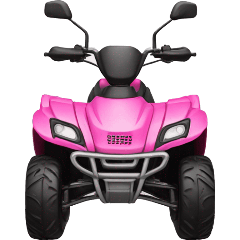 Realistic pink motor outdoor atv  emoji