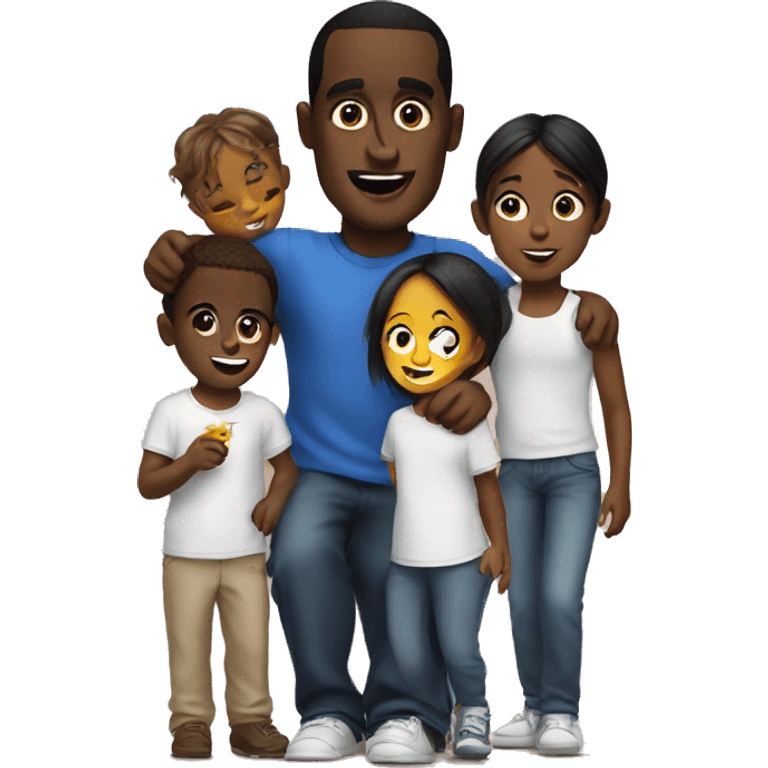 diddy with kids emoji