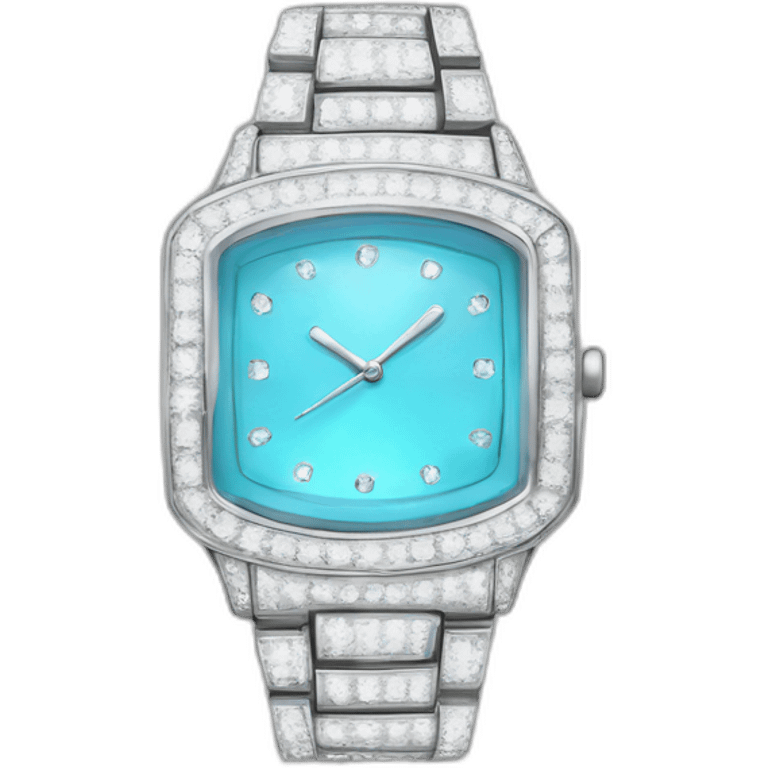 Diamond watch  emoji