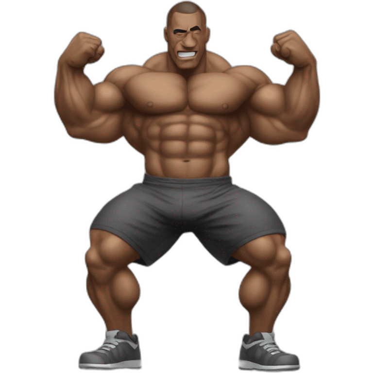 Bodybuilder vandal emoji