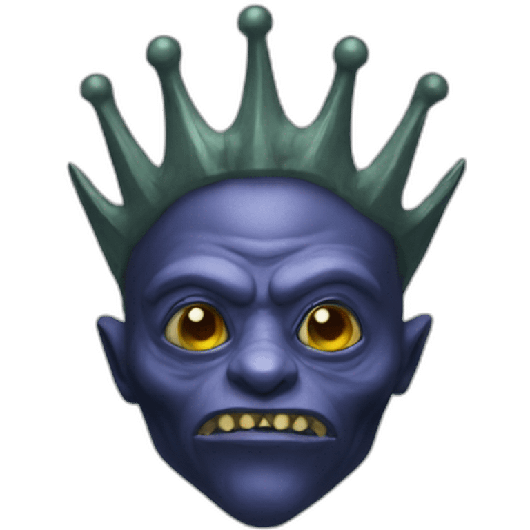 Alien king emoji