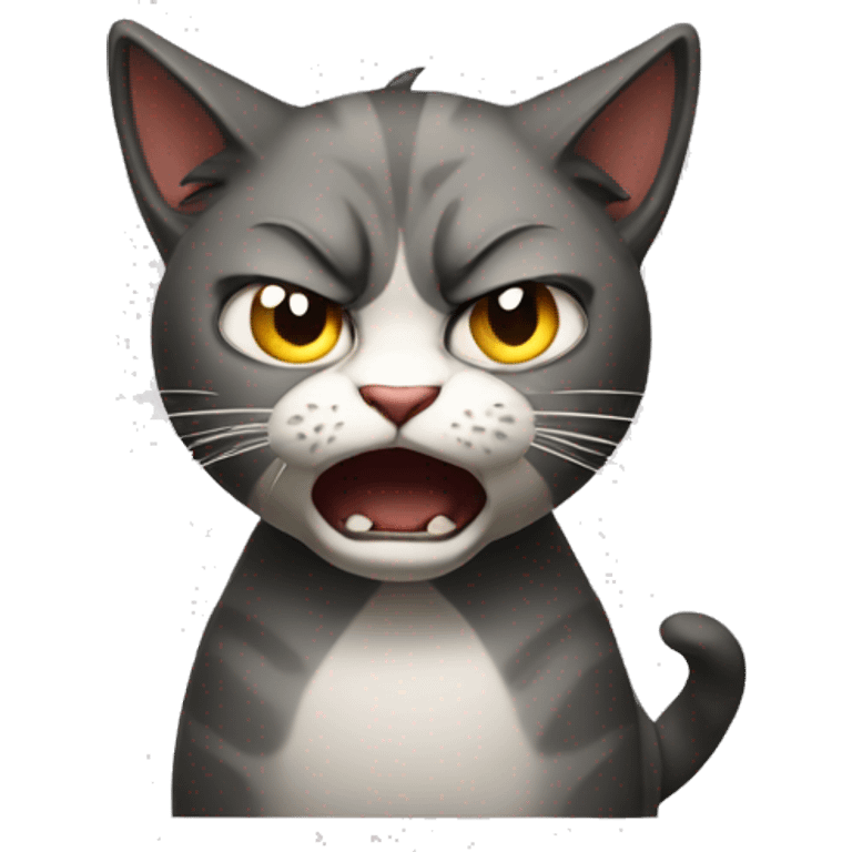 Angry cat emoji