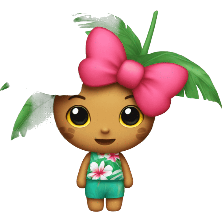 Hello kitty tropical  emoji