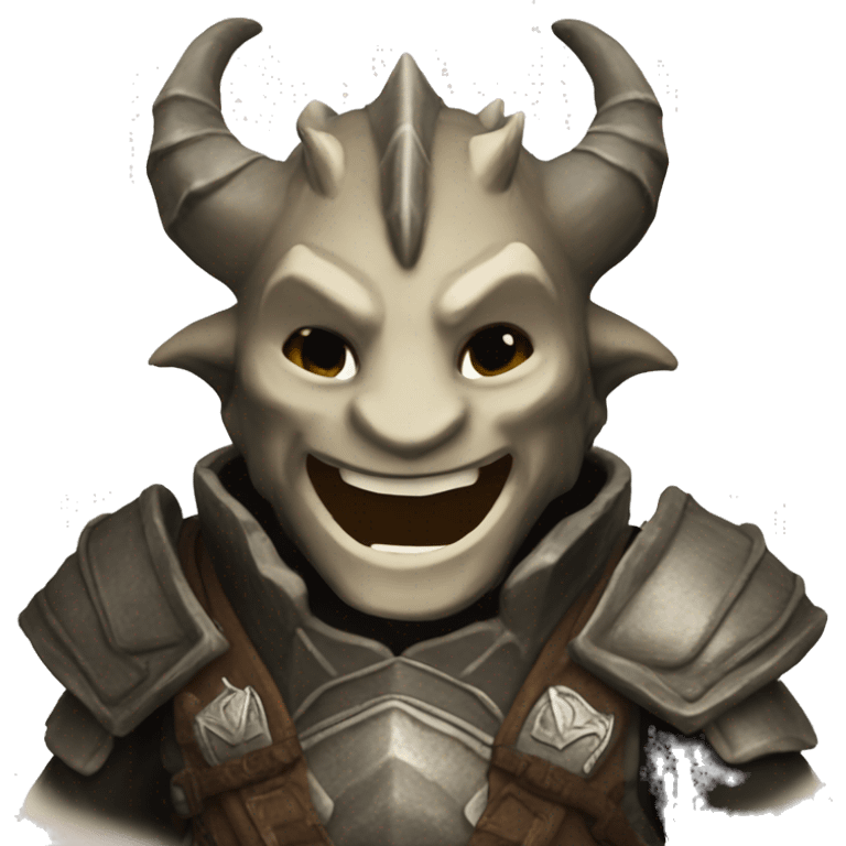 Skyrim dragonborn happy emoji