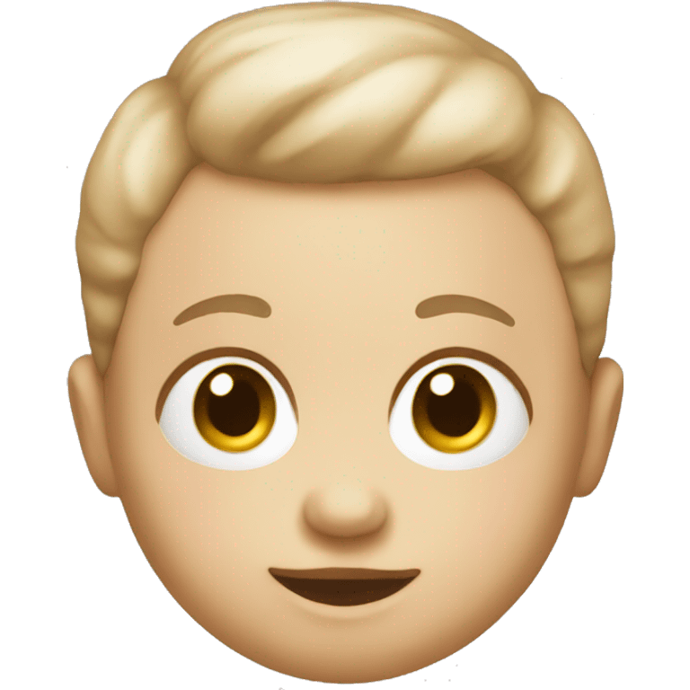 Beige baby toy emoji