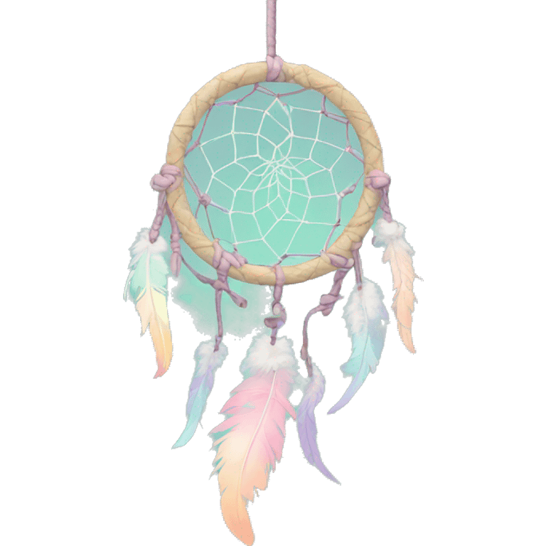 Mini pastel dreamcatcher emoji