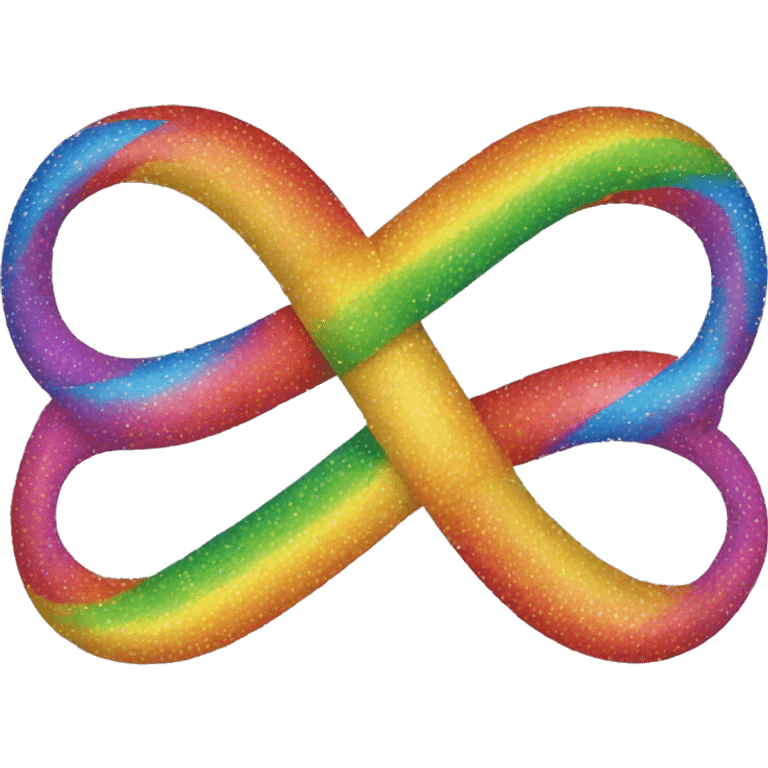 infinity sign rainbow emoji