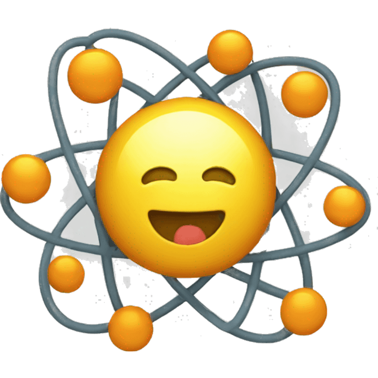 happy nuclear atom emoji