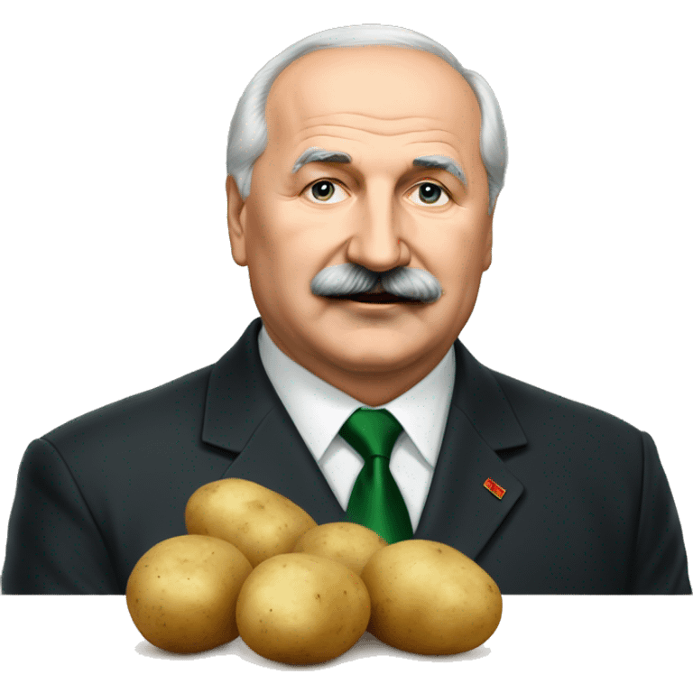 Lukashenko and potatoes emoji