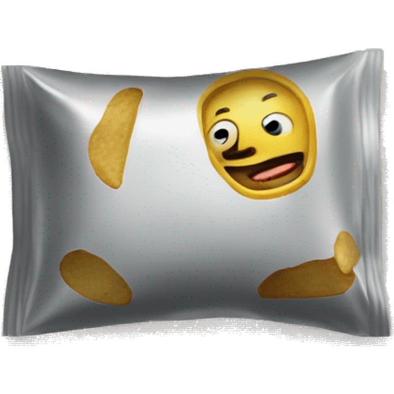 one unopened bag of lchips emoji