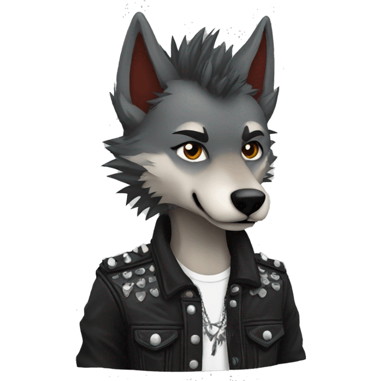 Punk Wolf emoji