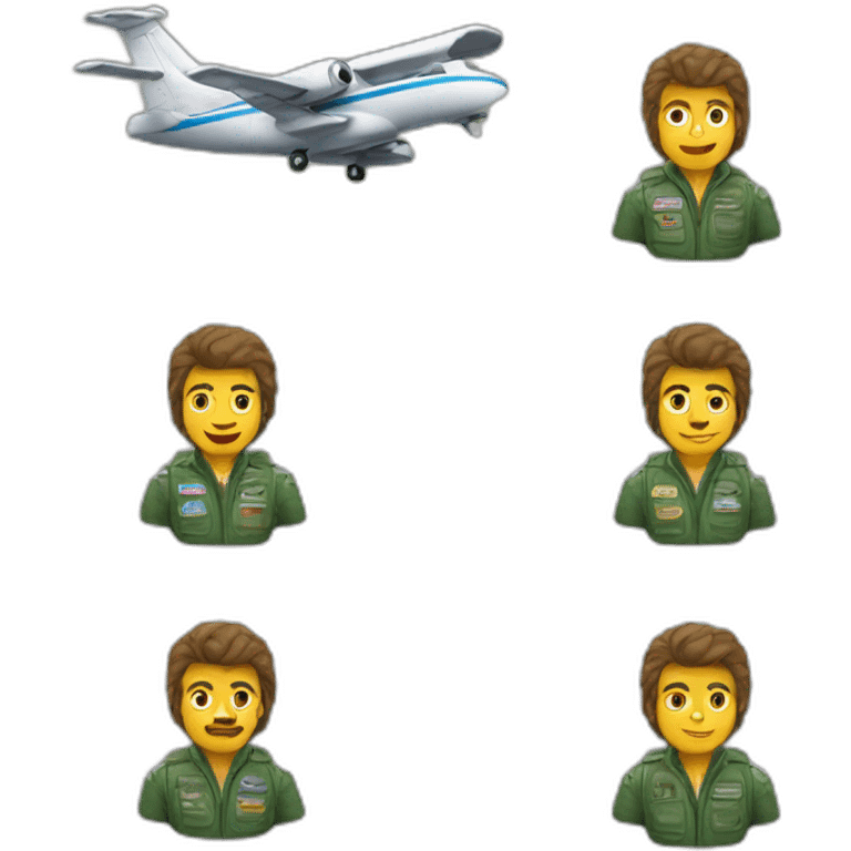 Pilote d'avion  emoji