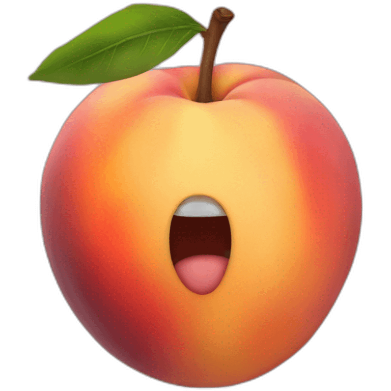 gigantic peaches emoji