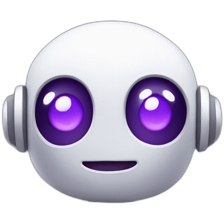 cute-baby-white-purple-robot emoji