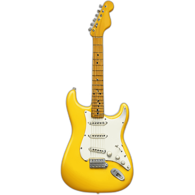 Yellow stratocaster emoji