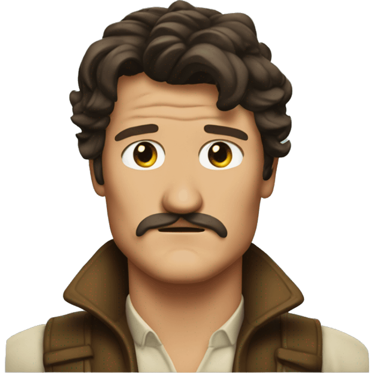 pedro pascal with a bow on his head emoji