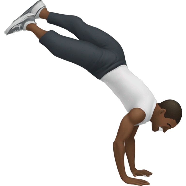 Guy doing a backflip  emoji