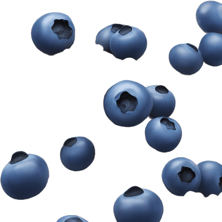 A blueberry granola emoji