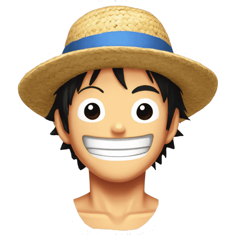 straw hat luffy emote emoji