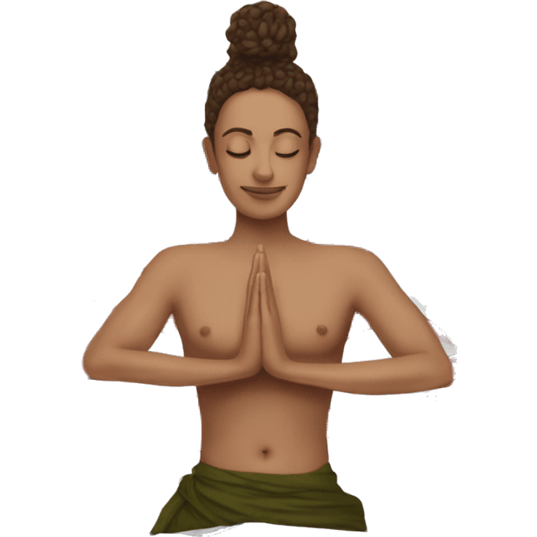 Namaste + uk flage  emoji