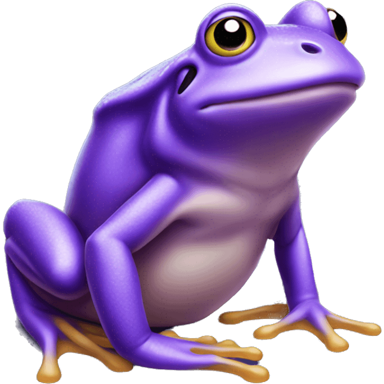 purple frog emoji