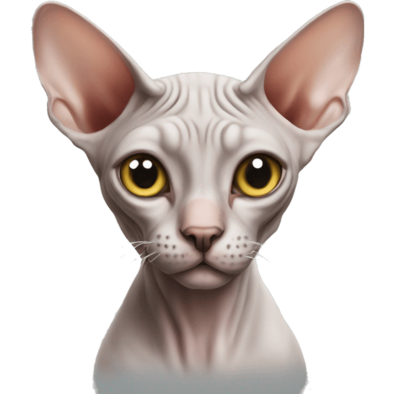 Sphynx cat emoji