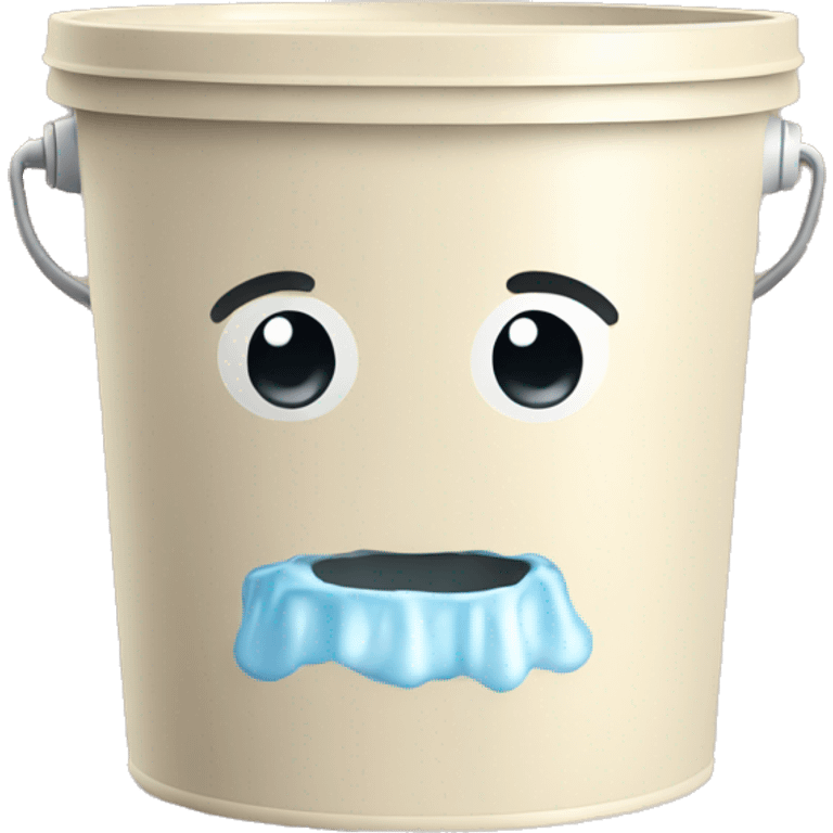 washing gel in a beige bucket emoji