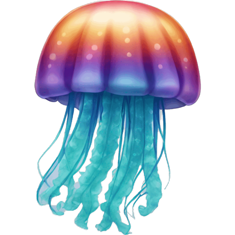 Colorful jellyfish  emoji