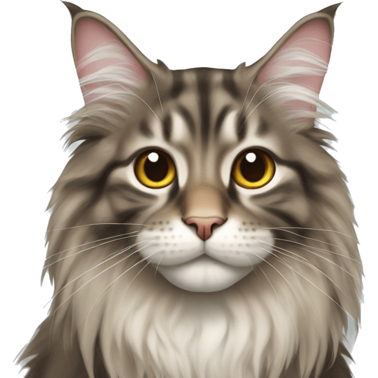 Maine coon cat  emoji