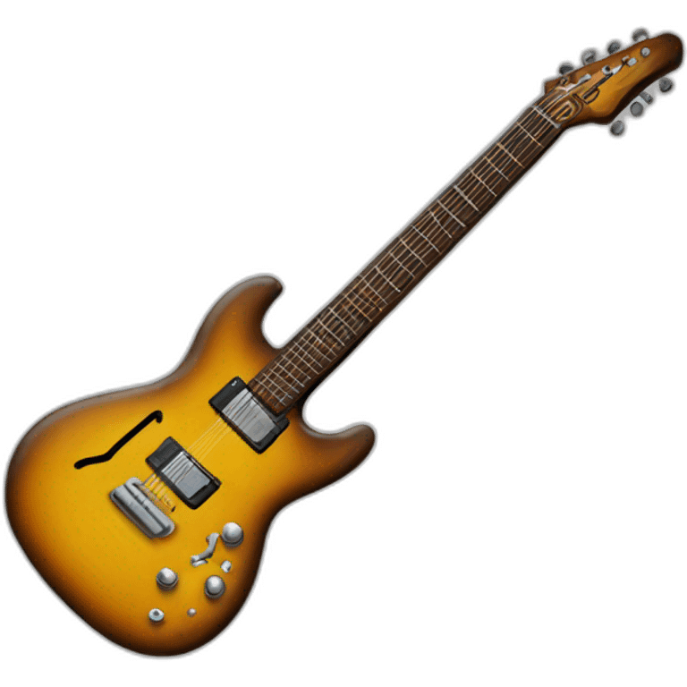 Guitare électrique emoji