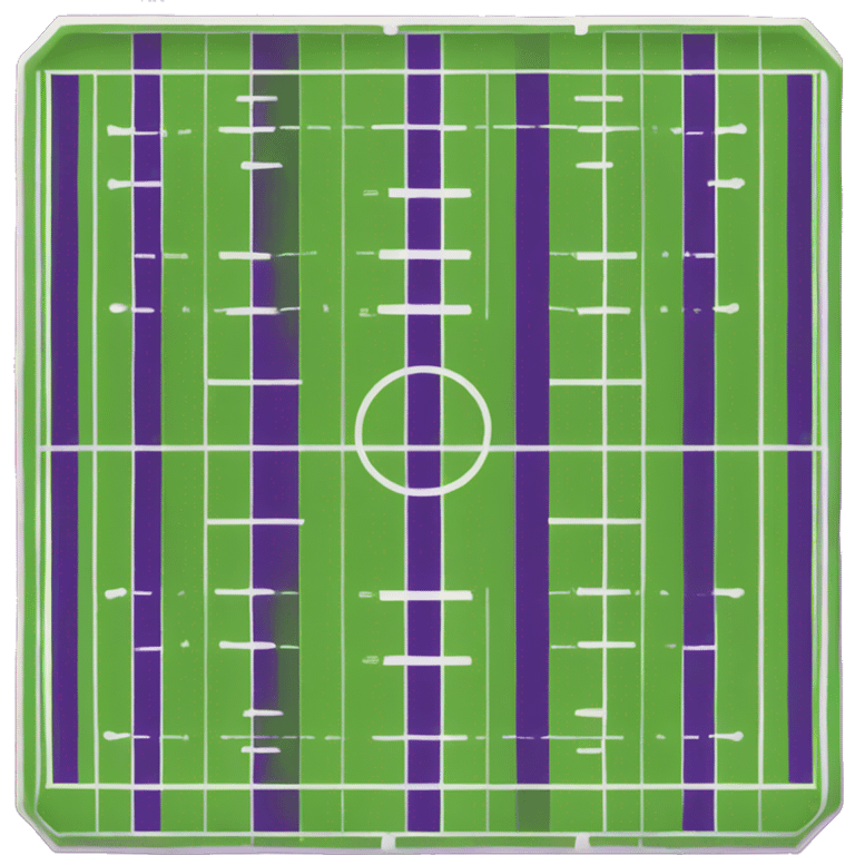 football-soccer-field-with-purple-end-zones emoji