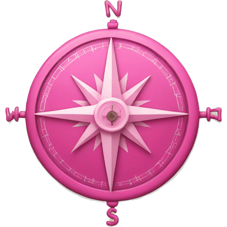 pink compass emoji