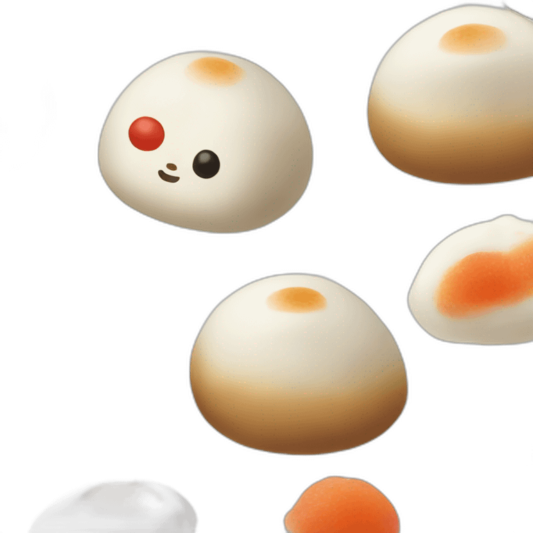 Mochi-traditional Japanese food emoji