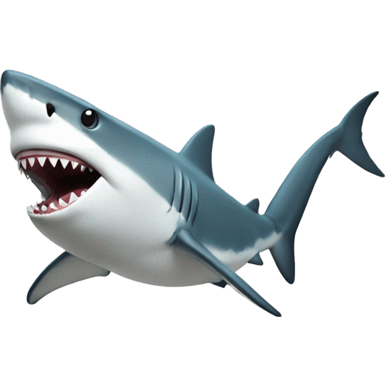 Shark with a top   emoji