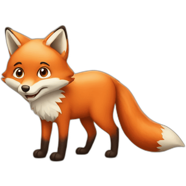 funny fox emoji